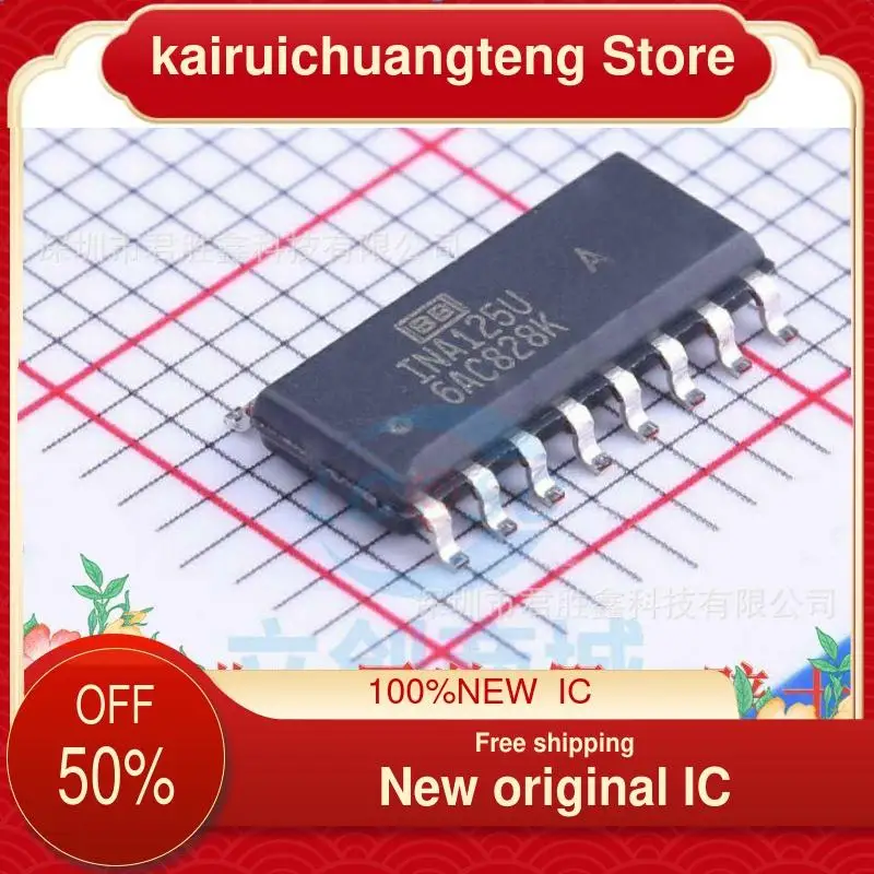 

10-200PCS INA125U INA125UA INA125 SOP16 New original IC