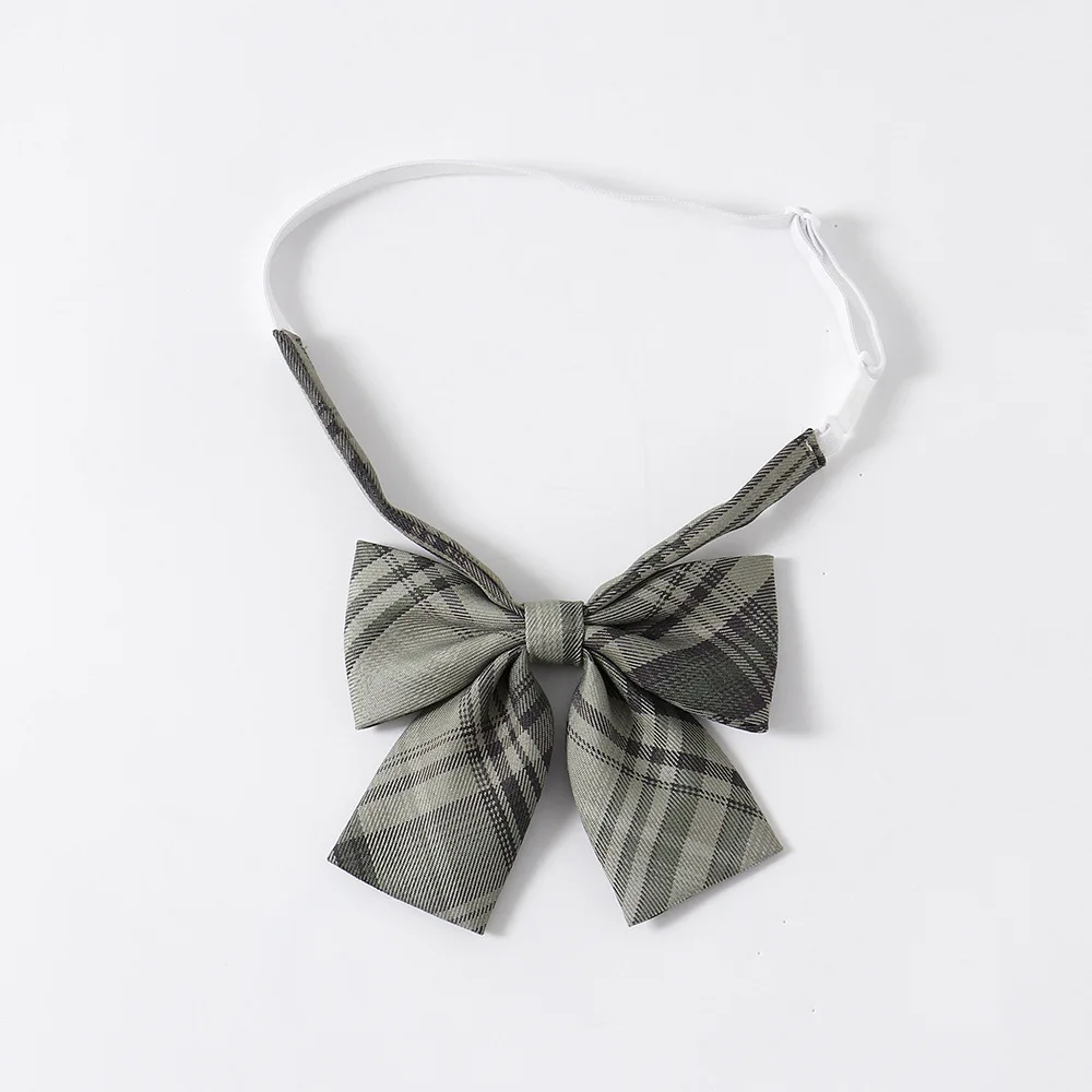 Женская плиссированная юбка в японском стиле клетчатая с высокой талией макарон