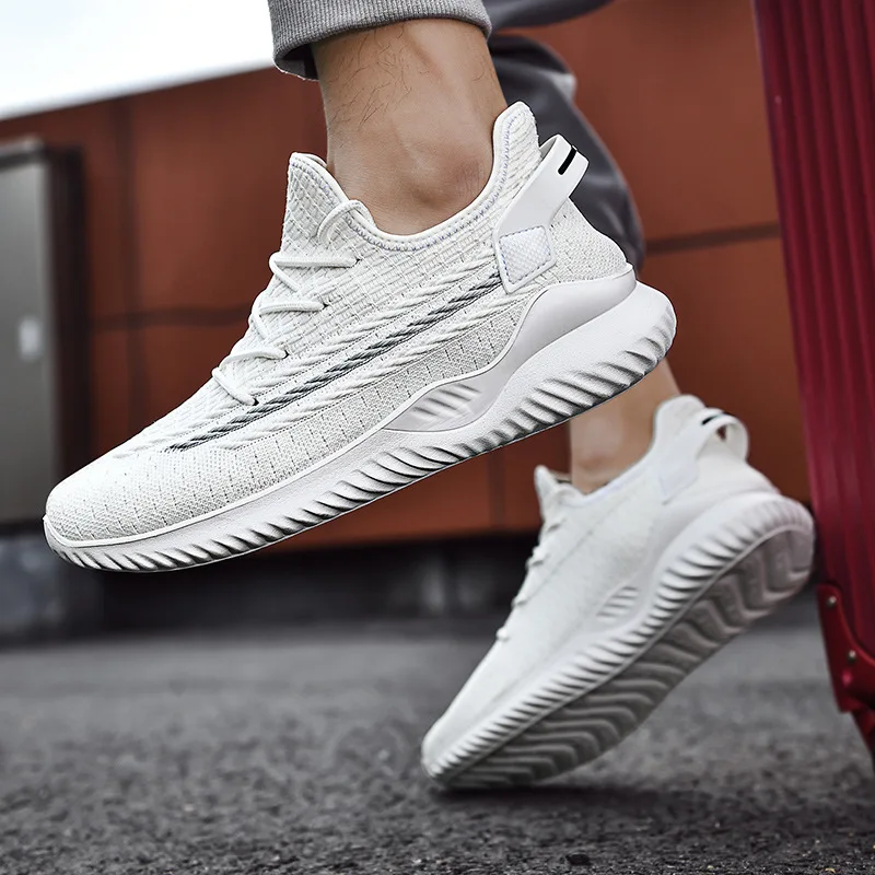 

Fitness Mesh Running Shoes Comfortable Lightweight Sports Shoes Non-slip Breathable Summer Casual Men's Skateboard Shoes