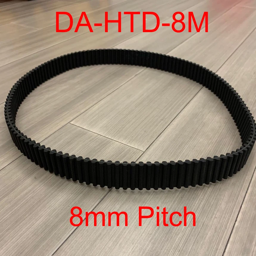 

DA HTD 864-8M 880-8M 216 220 ARC Double Side Tooth 15mm 20mm 25mm 30mm 40mm 50mm Width 8mm Pitch Cogged Synchronous Timing Belt