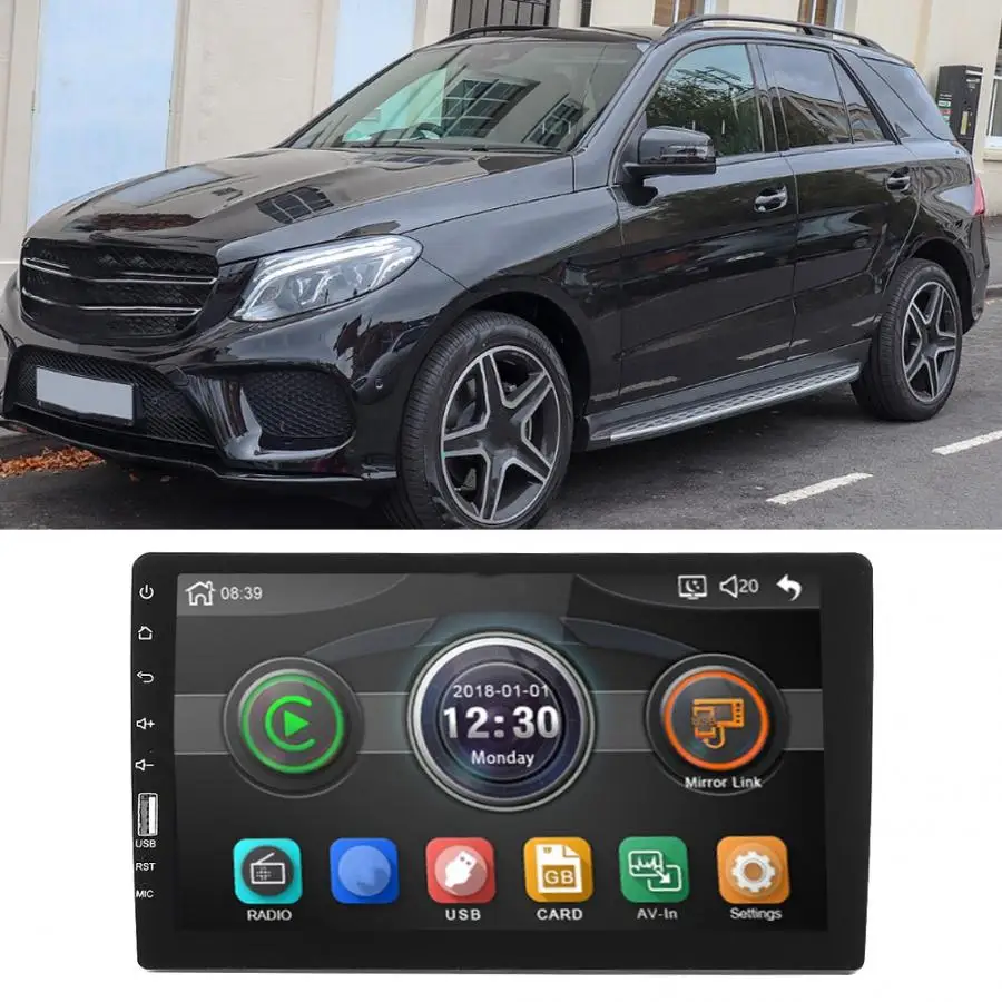 Автомагнитола 9 дюймов HD Одиночная Din автомагнитола стерео WiFi Bluetooth MP5 плеер 9008 oto aksesuar