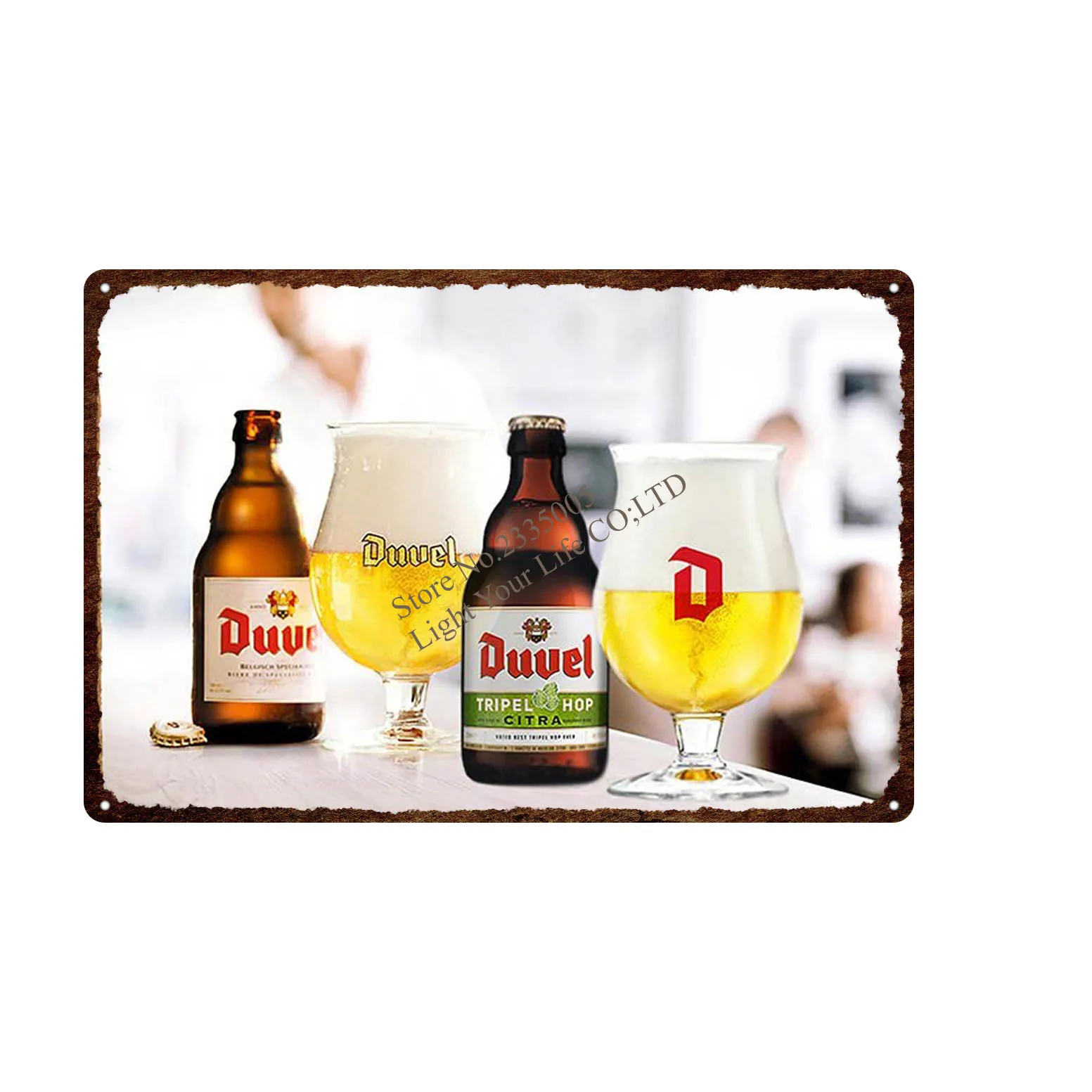 

Belgian Beer Decorative Signs Plaque Metal kitchen Vintage Wall Music Bar Home Restaurant Art Man Cave Decor 30X20CM Poster