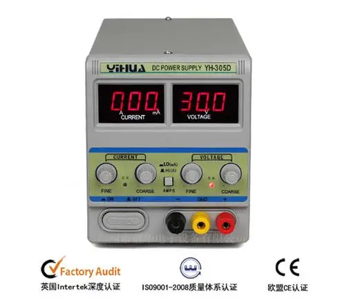 Система ремонта BGA YIHUA 862D+ паяльная станция+ YIHUA 305D 30V 5A Регулируемый источник питания постоянного тока