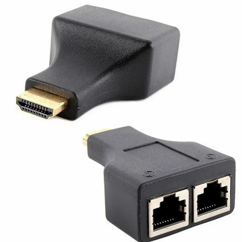 1080p HD 3D HDMI по RJ45 CAT5e CAT6 UTP LAN Ethernet балун расширитель повторитель соответствует