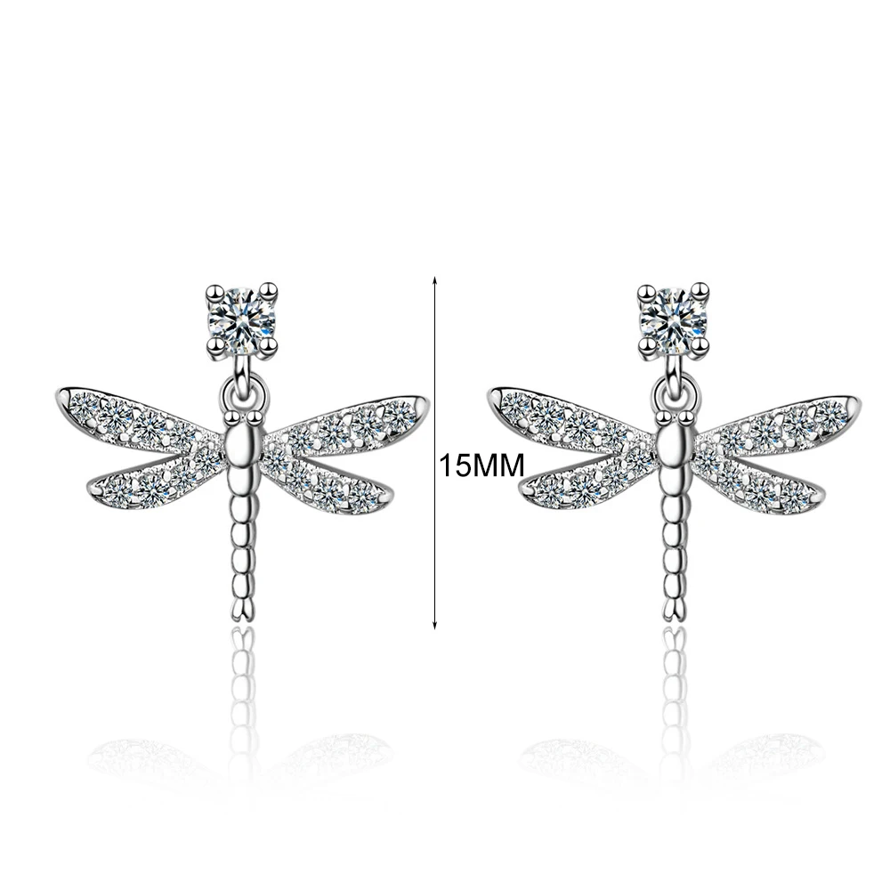 Женские серьги подвески MEETSOFT из серебра 925 пробы с защитой от