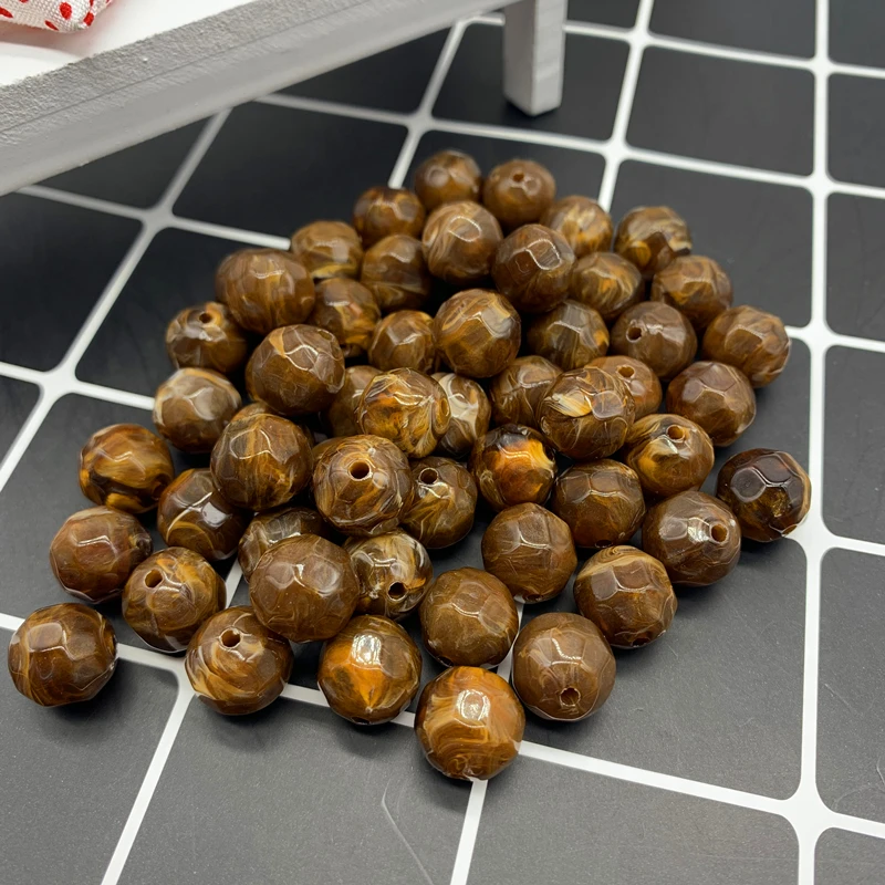 Круглые акриловые бусины с имитацией натурального камня 12 14 мм эффектом облаков