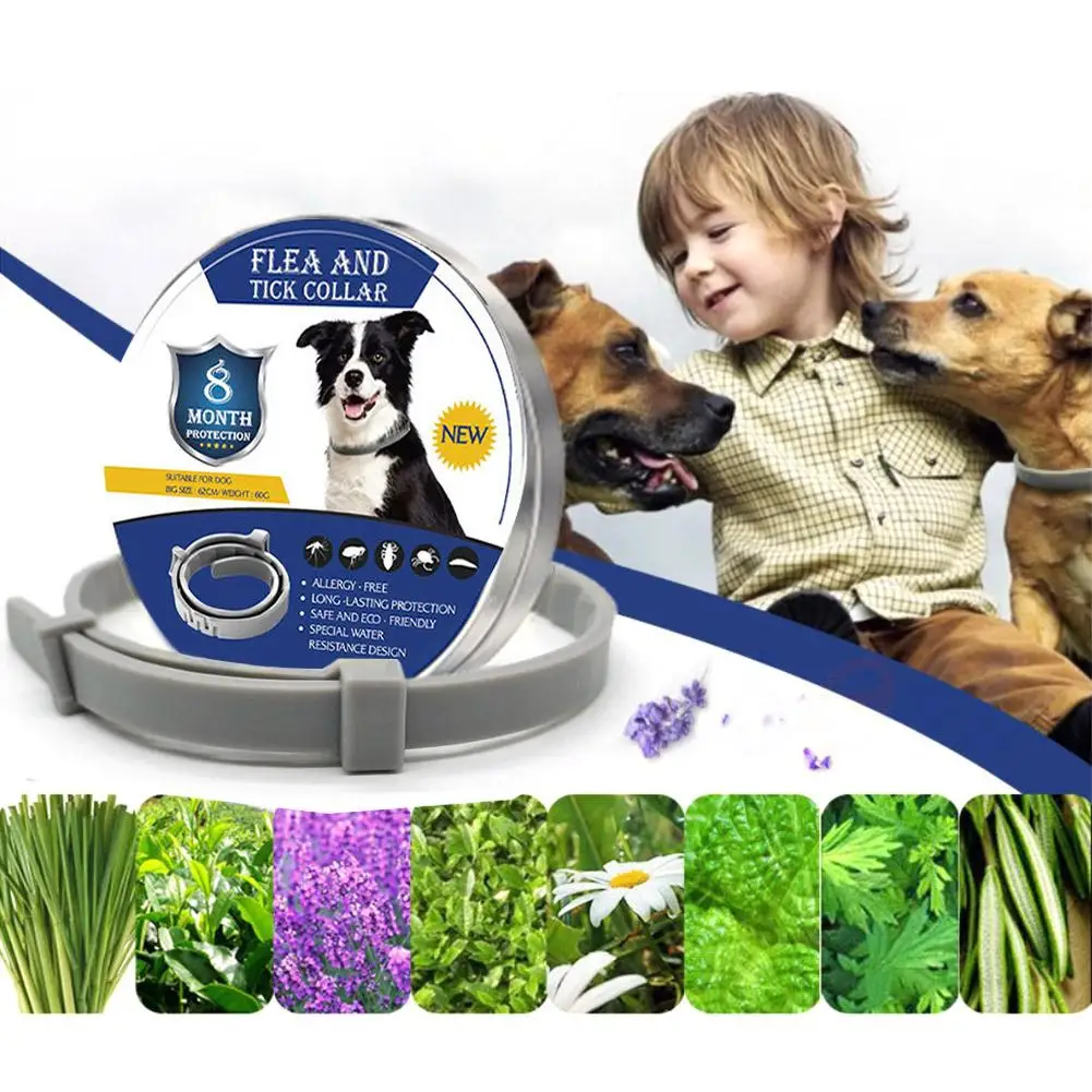 

High Quality Flea And Tick Collar For Pet Anti-Flea Mosquito Repellent Natural Deworming Essential Oils For Cat And Dog