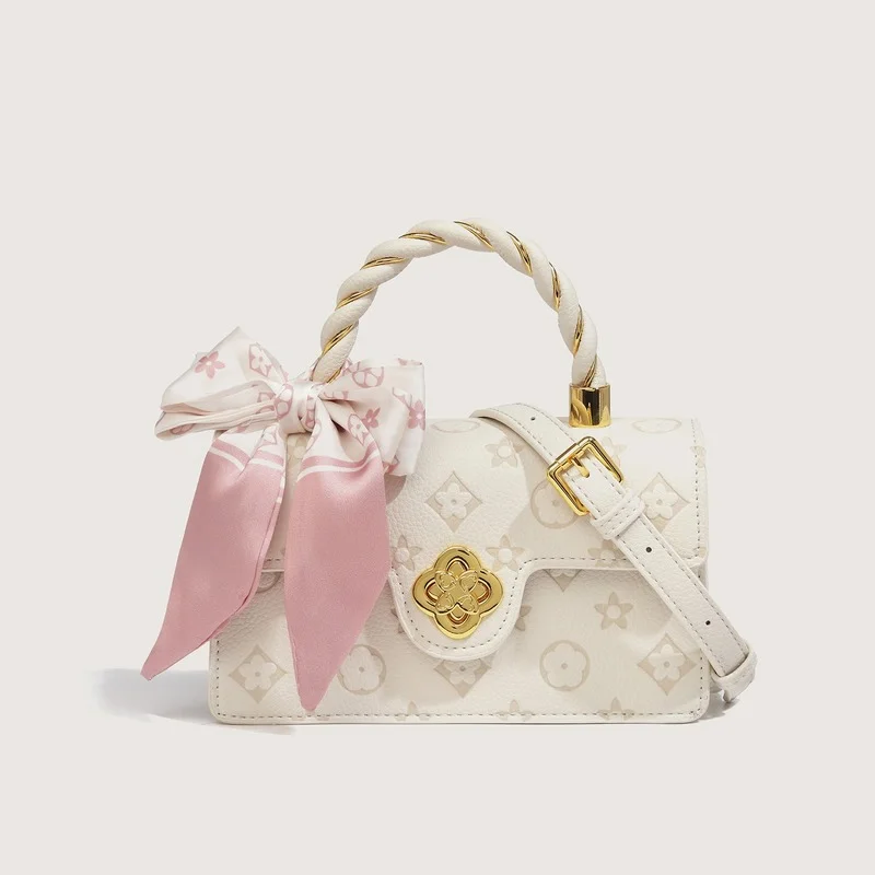 

Сумки из натуральной кожи, новинка 2021, модная маленькая квадратная сумка с принтом, женские портативные ранцы на плечо, кошельки