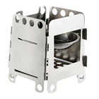 Новая уличная портативная плита из нержавеющей стали для кемпинга и пешего туризма