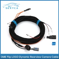reversing badge logo camera highline with canbus cable wire harness for vw passat b8 golf 7 rear view camera