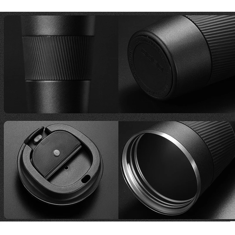 

New Coffee Cup Vacuum Insulated Tumbler with Lids Water Coffee Cup for Hot Ice Drinks Thermos Coffee Mug 304 Stainless Steel