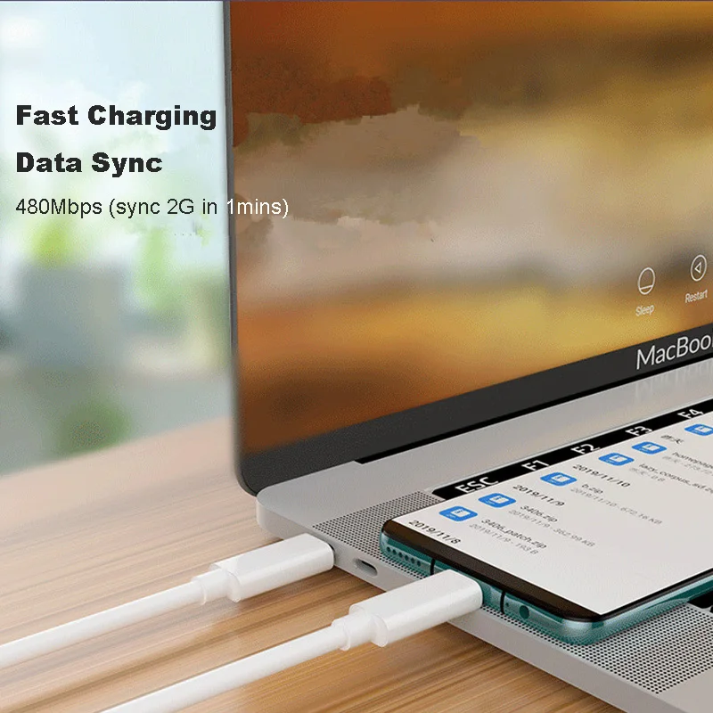 USB C PD 100 Вт Кабель для быстрой зарядки 4 0 Тип электродоставка 3 1 gen2 кабель Xiaomi Samsung