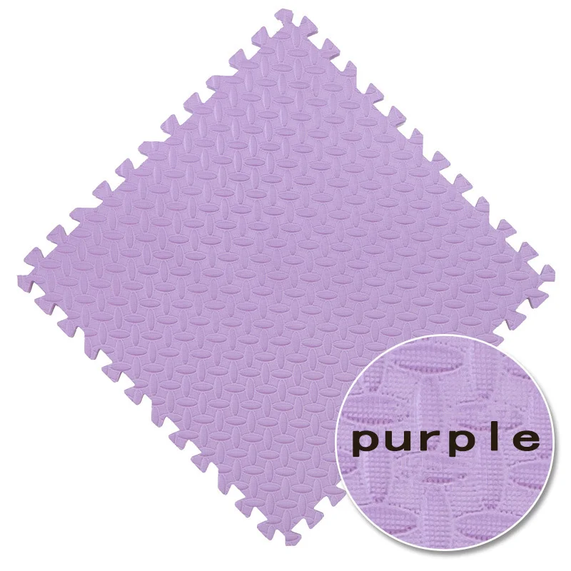 purple Пенопластовый коврик для детей, Детский коврик из пенопласта, однотонный ковер для гостиной, спальни, безвкусная Защита окружающей среды - Цвет: purple