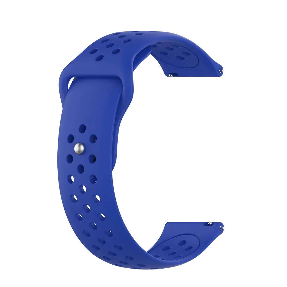 Спортивный 20 мм силиконовый браслет для samsung Galaxy Watch Active band/браслет для Garmin Vivoactive 3 Forerunner 245 245M