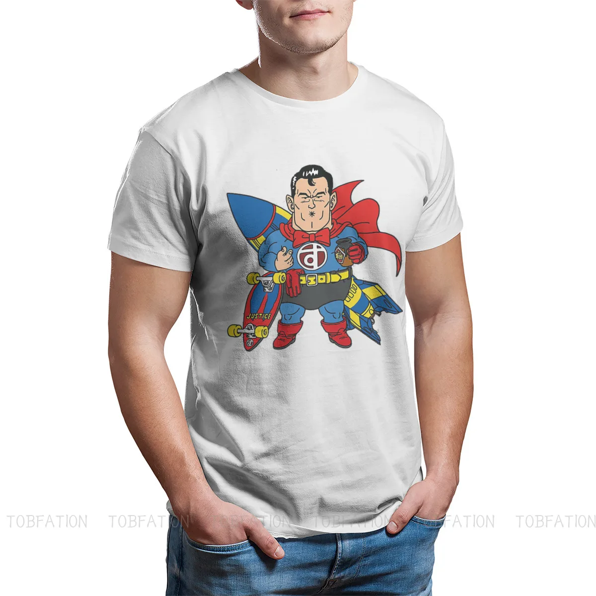 

Supermen Essential Dr Slump Japanese Manga New Summer T shirt Cotton Ofertas Short Sleeve TShirt For Men