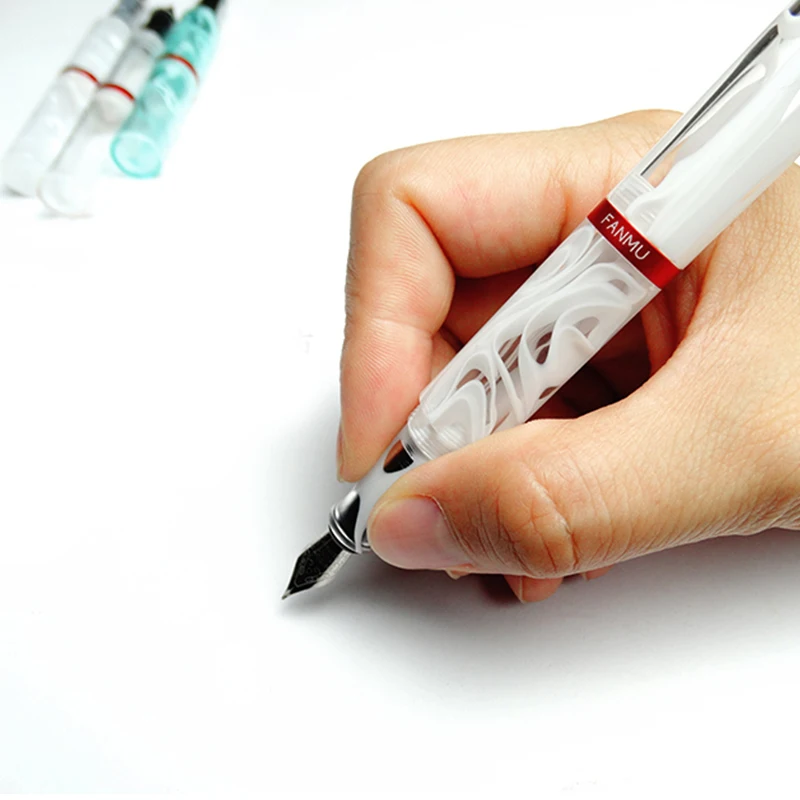 Wancai FUNMU мини перьевая ручка прозрачный карман-Размеры путешествия короткие Pen F