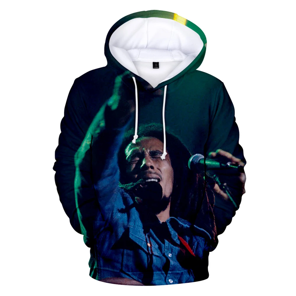 

Cool Sweatshirts Bob Marley 3D Hoodies Sweatshirts for Men and Women Reggae Sweatshirts Print Pullover Unisex Tracksuit Full
