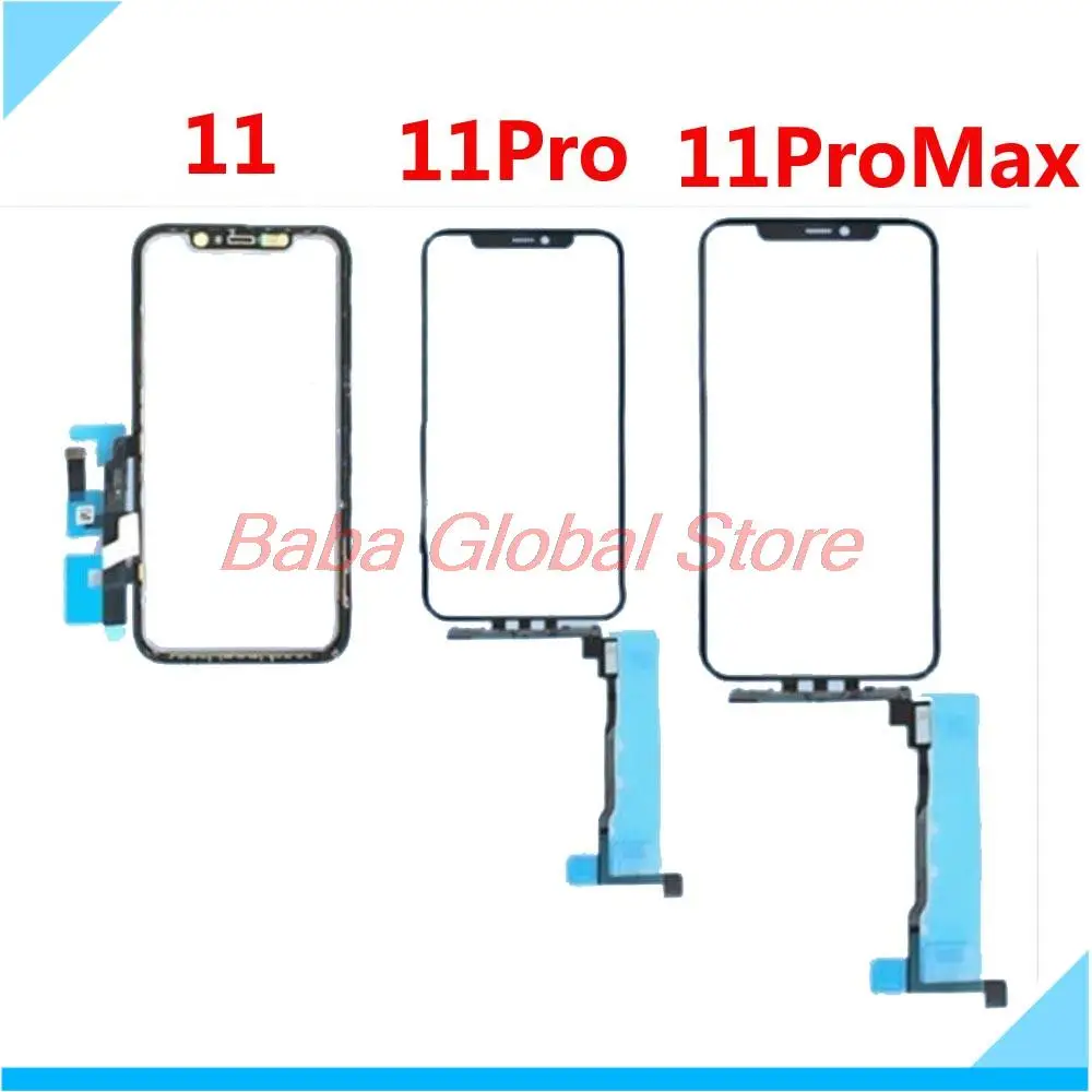 

5x Original Touch Screen With OCA Glue Works On All IOS Repair For iPhone X XR XS MAX 11 Pro Max Front Glass Panel Touch Sensor