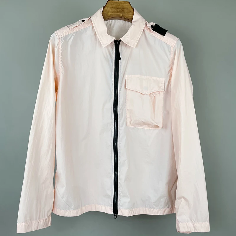 

Spring and autumn men's high quality jacket compass luxury fashion leisure trend brand zipper jacket 2021 new top