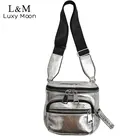 Сумка кросс-боди Женская с откидной крышкой, модный саквояж на плечо, мессенджер, дизайнерский вместительный чемоданчик, XA446H, однотонная