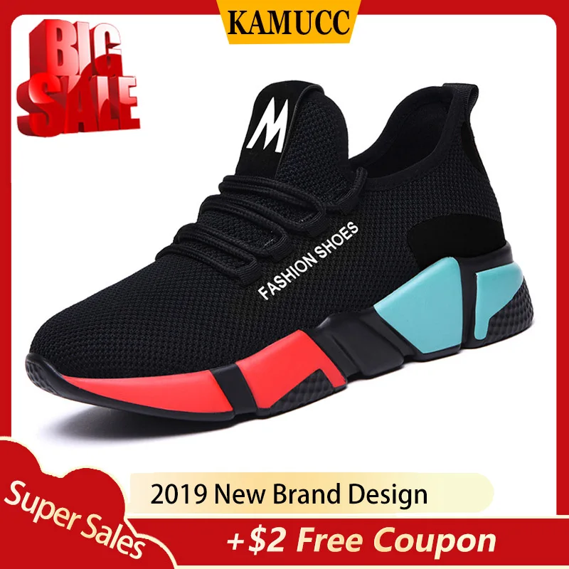 Kamucc/ г. Новая весенняя женская повседневная обувь модная дышащая легкая ходьба сетчатые кроссовки на плоской подошве со шнуровкой для женщин 36-40