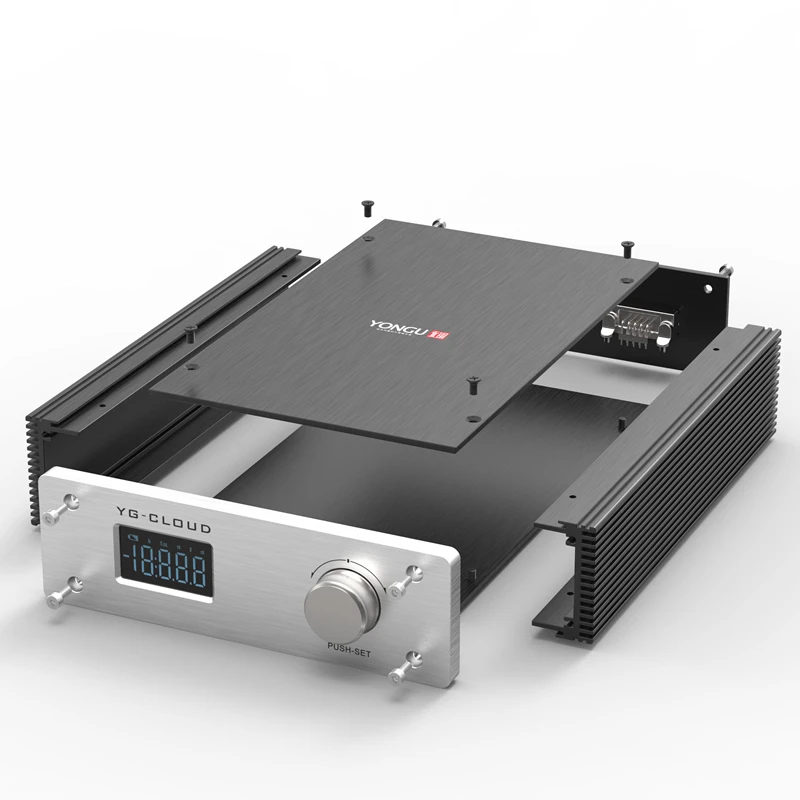 Diy чехол для электроники коробка алюминиевая кисть усилителя проектная на заказ