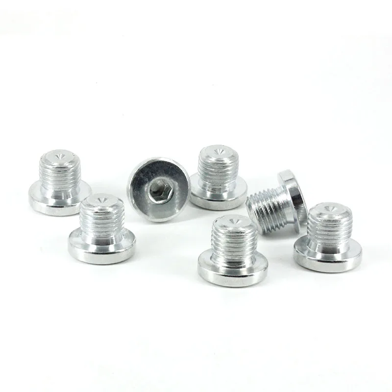 7 шт. Размер M8 * 1 мм шестигранный фланец набор винтовых труб штекер болт полная