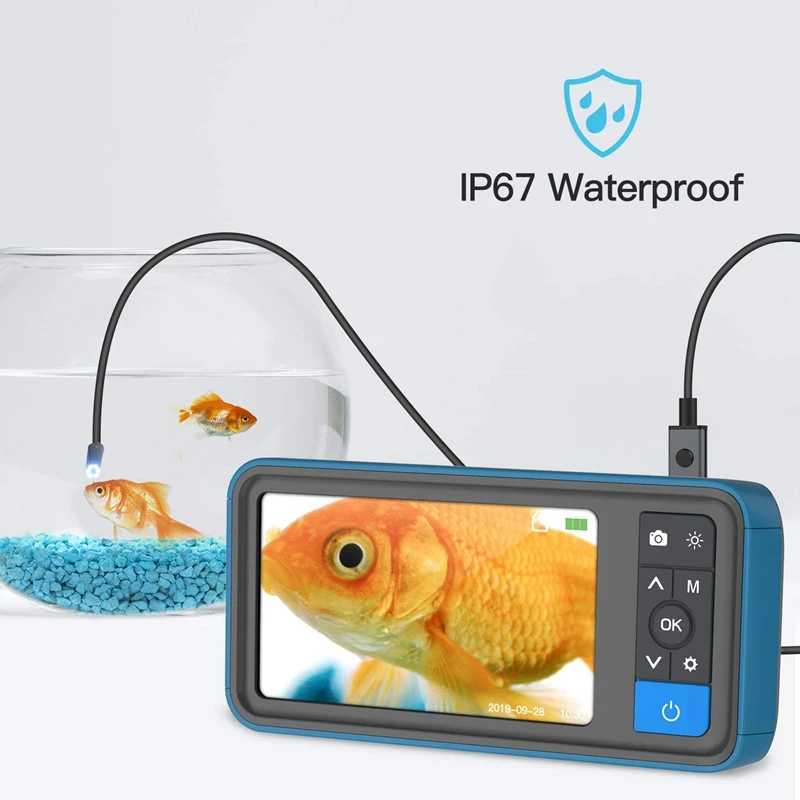 8 мм двойная линза Инспекционная камера 4 5 дюйма 1080P IPS Sn эндоскоп IP67