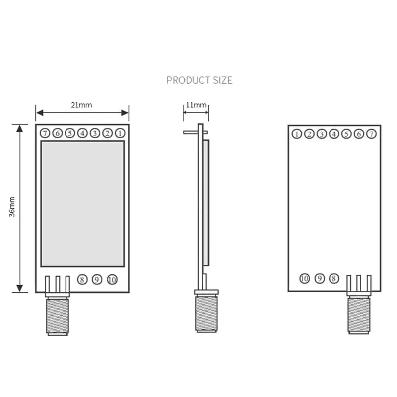 LORA SX1278 433 мгц радиочастотный модуль приемник передатчика беспроводной