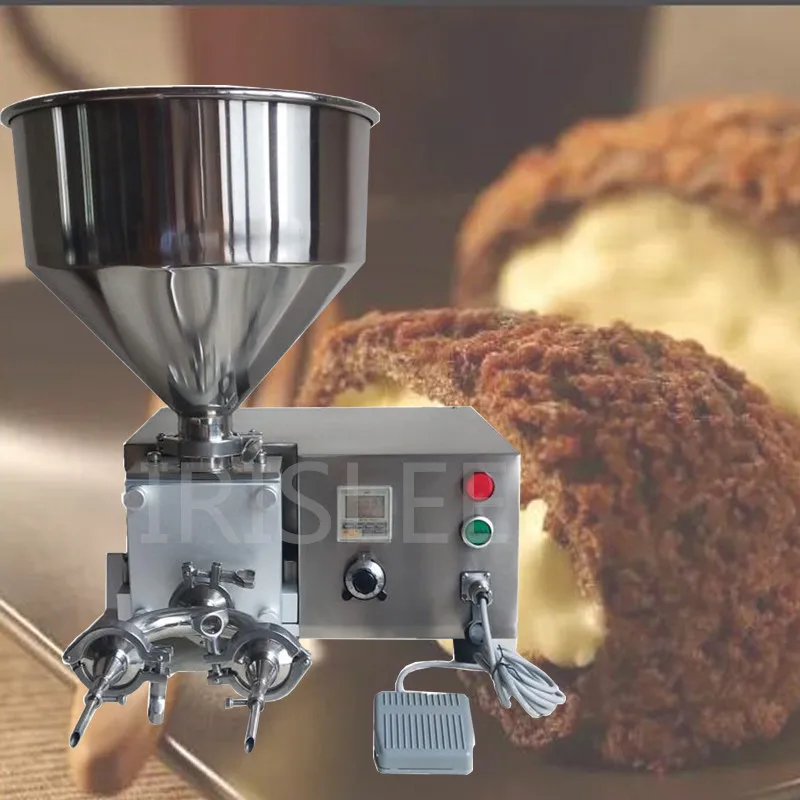 

Stainless steel Jam Filler Puff Filling Machine/cream inject bread filler machine