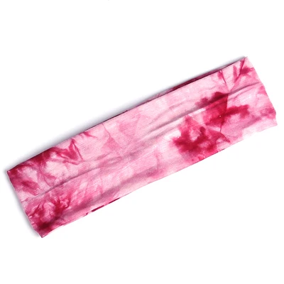 2 Tie Dye Велоспорт Йога Спортивная Повязка от пота мужчины Sweatband для мужчин женщин головные повязки для йоги головы Налобные повязки Спортивная безопасность - Цвет: 2
