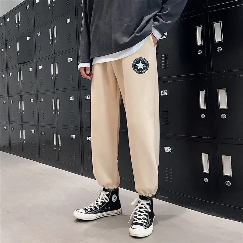 Новинка 2019 мужские Брендовые брюки для бега повседневные штаны спортивные серые