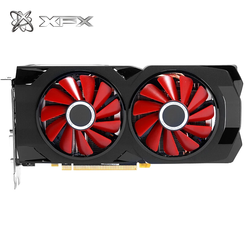 Бывшая в употреблении игровая видеокарта 80% 90% RX 570 4 ГБ бит GDDR5 для настольного ПК