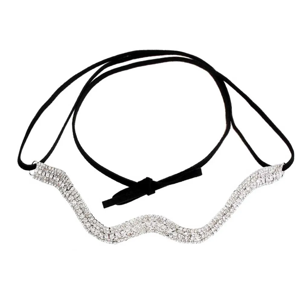 Золотые вечерние черные Колье со стразами для выпускного вечера свадебное