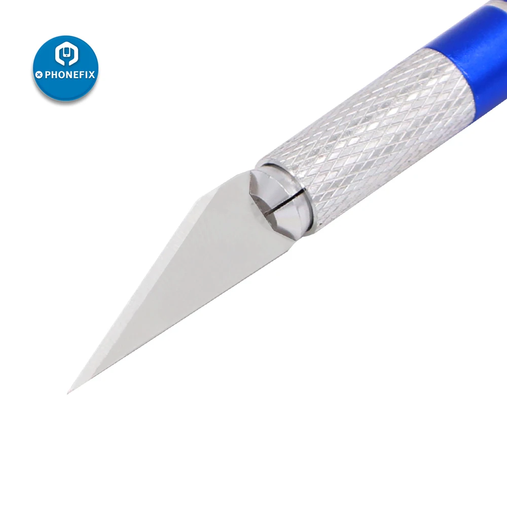 PHONEFIX Sculpture Engrave Knife with 10 pcs Blade Set Wood Carve Cutter Scraper for Electronics Tool Kit Replacement Craft | Инструменты