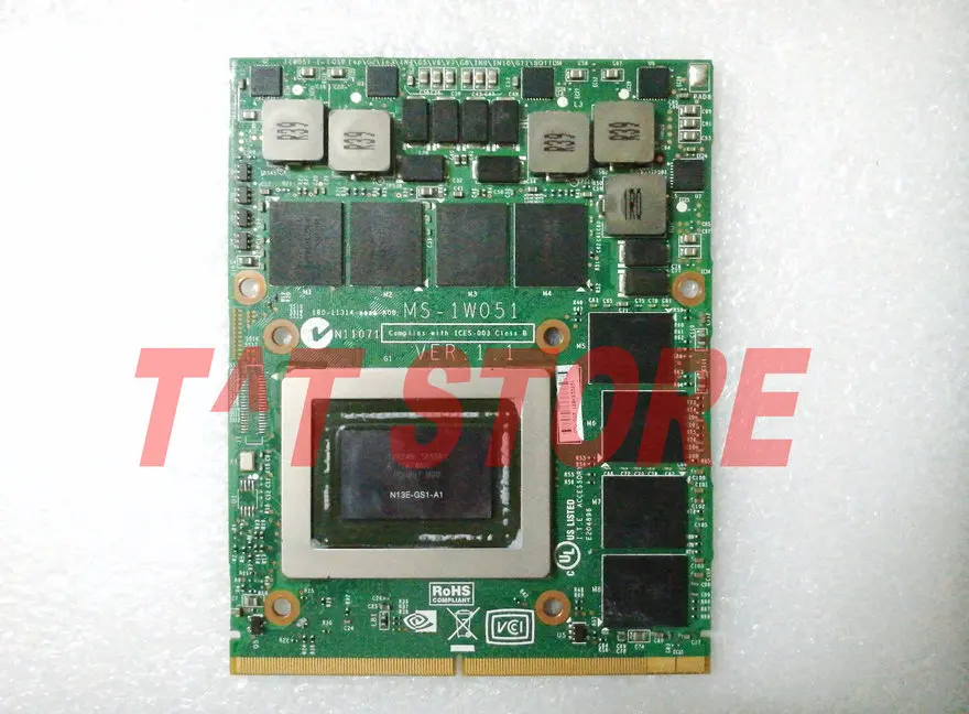 MS 1W051 VER: 1 GTX 675M 2GB для MSI GT70 GT60 GX660R GT660 GT680 GT683DX GT783DX GTX675M GDDR5 видео VGA карта N13E GS1 A1|Кулеры