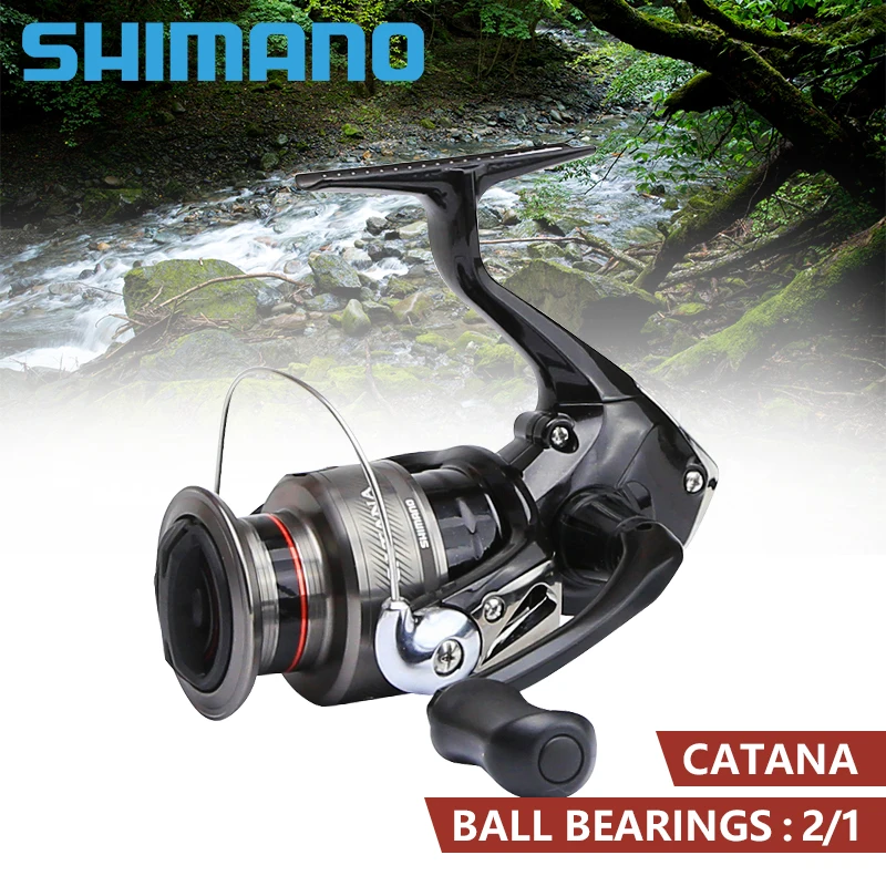 Оригинальный катушка SHIMANO CATANA Рыбалка спиннингом 2 + 1BB 1000/2500/3000/4000 3 0 КГ 8 5 кг