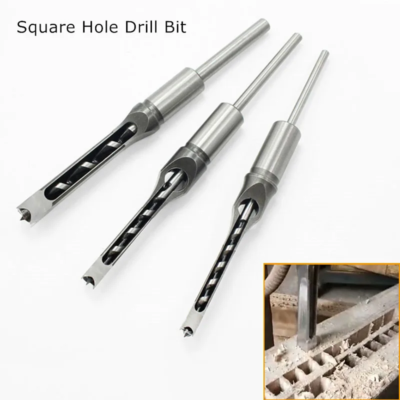 8 19 мм стальное квадратное Отверстие Сверло для обработки дерева квадратные