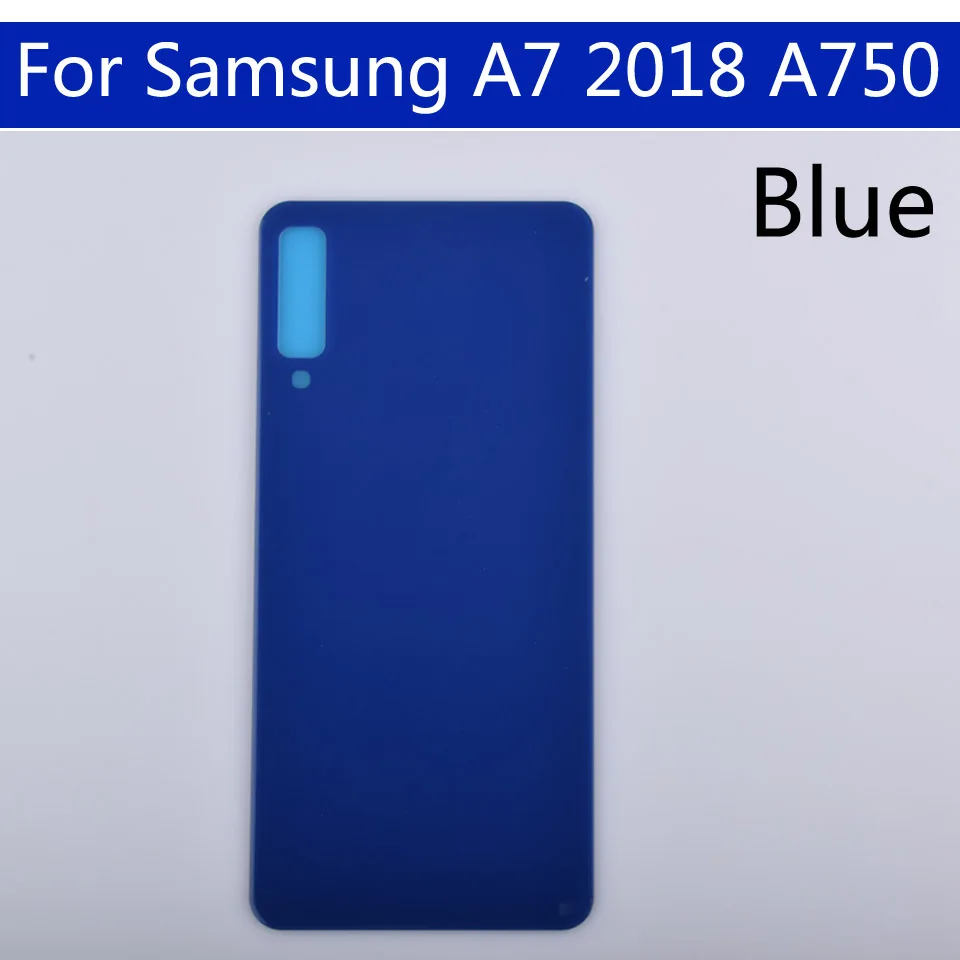 A750 Для Samsung Galaxy A7 2018 A750F SM-A750F Задняя крышка аккумулятора чехол 3D стекло заднее корпусная дверца шасси оболочка on.