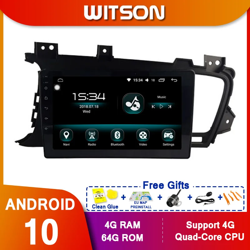 WITSON 9 &quotFULL HD сенсорный экран Android 10 0 Восьмиядерный Автомобильный GPS