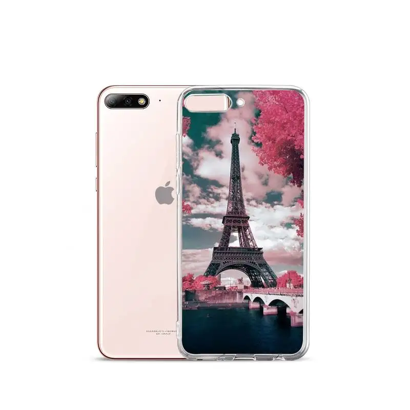 

Fashion London Paris New york Phone Case Transparent for iPhone Samsung A S 11 12 6 7 8 9 10 20 Pro X XS Max XR Plus lite