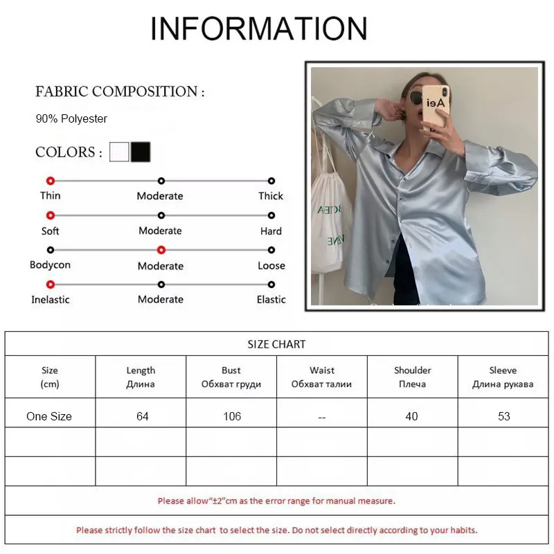 

2021 Women Blouses Casual OL Blouse Summer Loose Premium Satin Shirt Work Wear Blusas Feminina Tops Shirts Plus Size Tops
