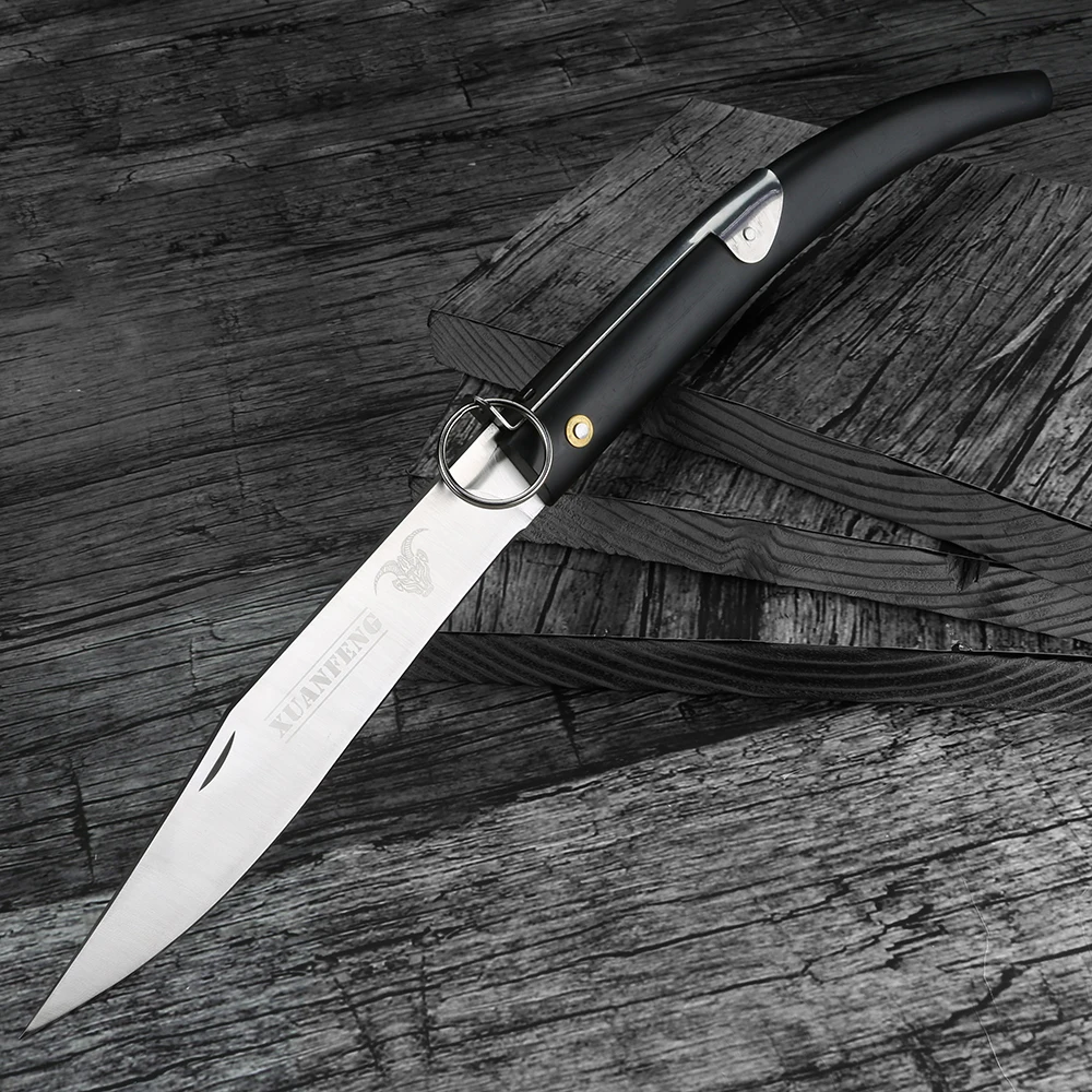 Открытый складной нож для самообороны военный высокой твердости Малый