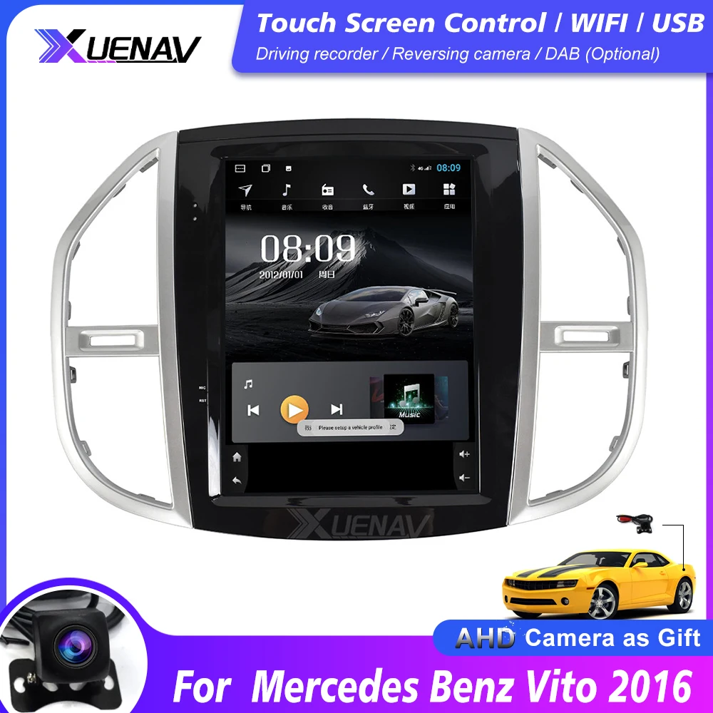 

Car Radio Stereo Player For Mercedes Benz Vito 2016 Car Radio DVD GPS Navigation Player Multimedia Video Carplay Head Unit