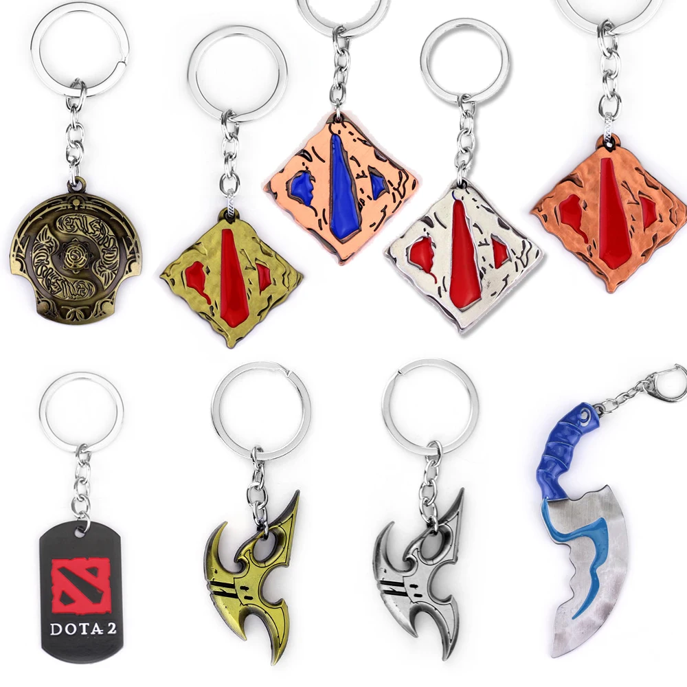 13 видов стилей высокое качество Dota 2 брелок подвески серия фильмов для женщин и
