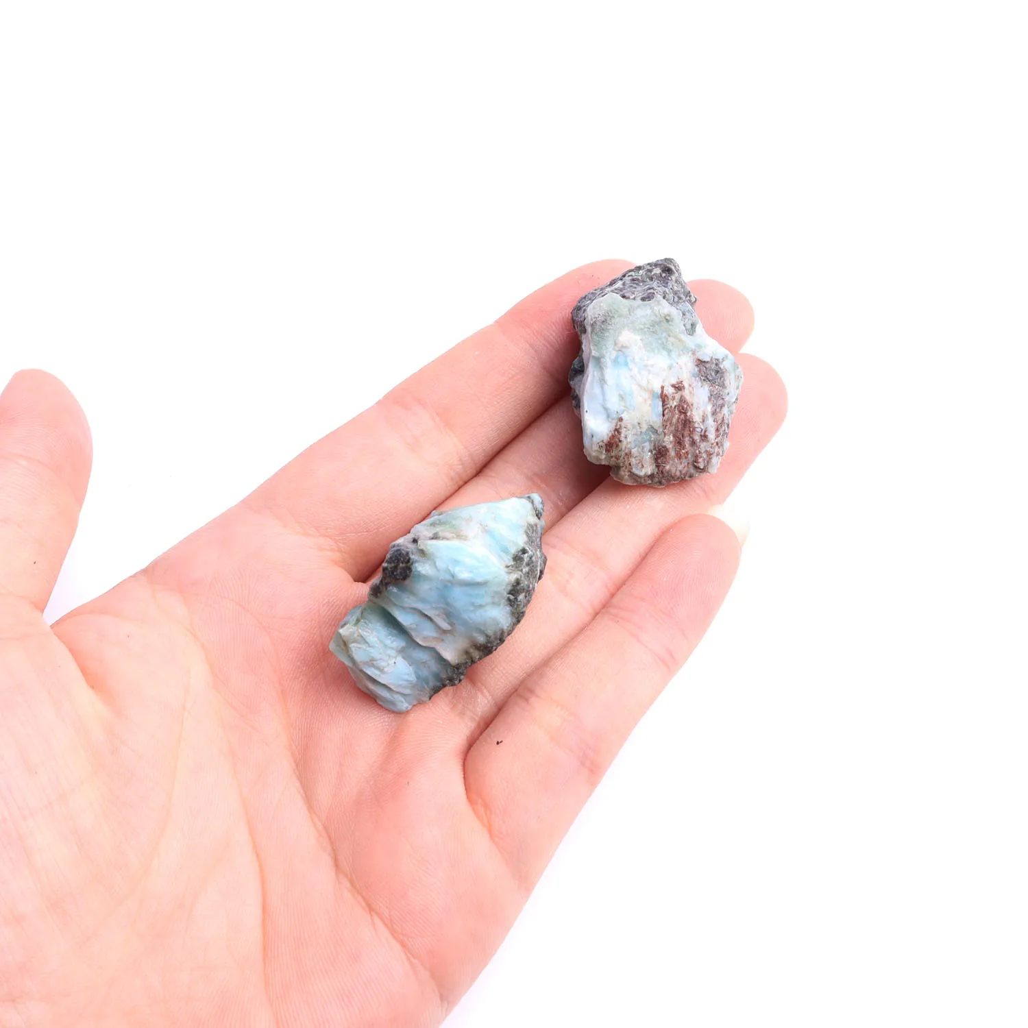 1 шт. 5-20г Натуральный Синий Ларимар Необработанные Кристаллы для Исцеления, Шлифовки Камней для Ювелирного Изделия, Ремесла, Минеральные Образцы, Украшения.