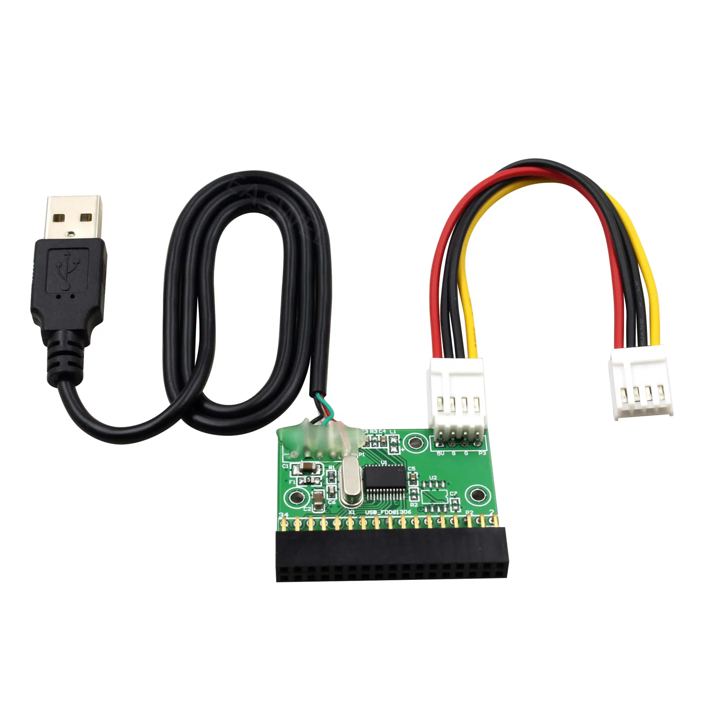 USB Cable To 3.5" 34pin Floppy Interface Driver Adapter Converter PCB Board | Электроника