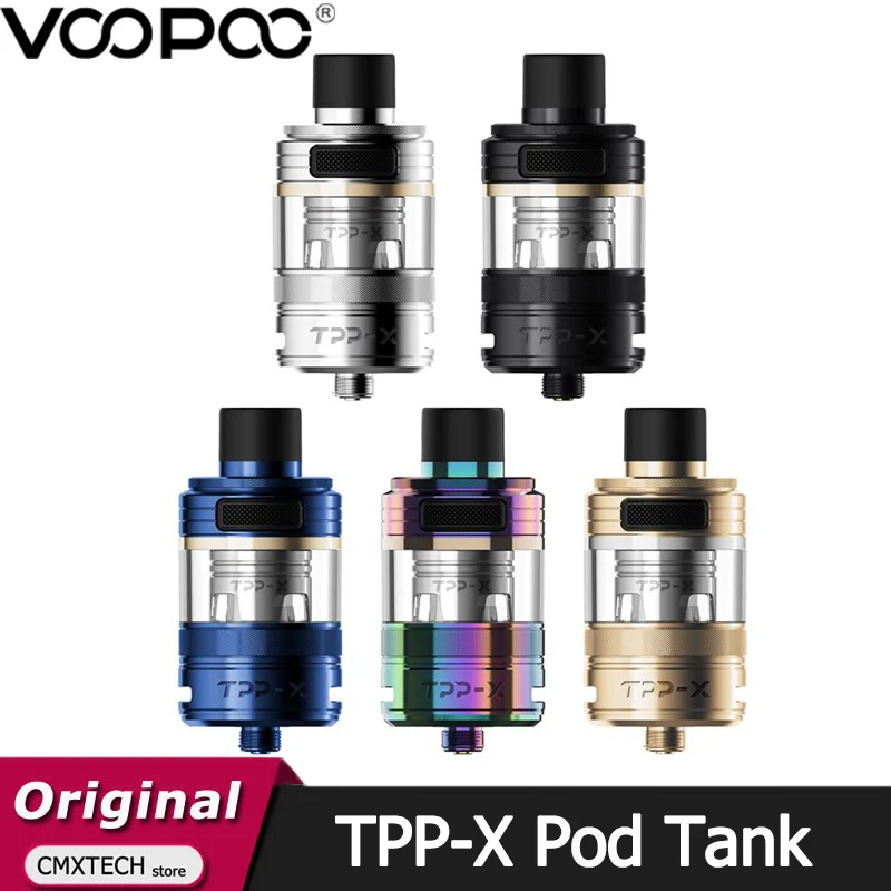 Оригинальный электронный испаритель VOOPOO TPP X POD Tank 5 мл электронная сигарета Drag Pro /