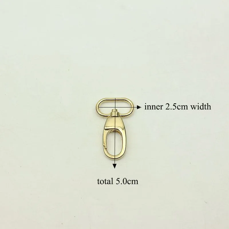 30pc 25mm Metal Strap Hanger Buckles Lobster Clasp Swivel Snap Hooks for Bag Carabiner Collar Buckle DIY Bag Parts Accessories