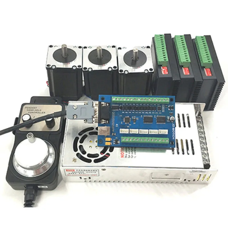 Комплект интерфейсной платы USB MACH3 с 5 осями мотор драйвер и блок питания